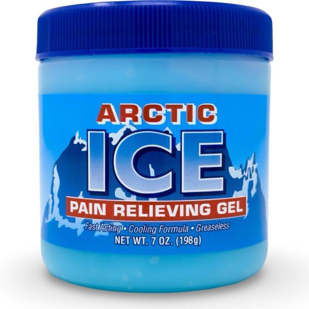 NEW Artic Ice Pain Relieving Gel 2% Menthol Blue 7 Ounce